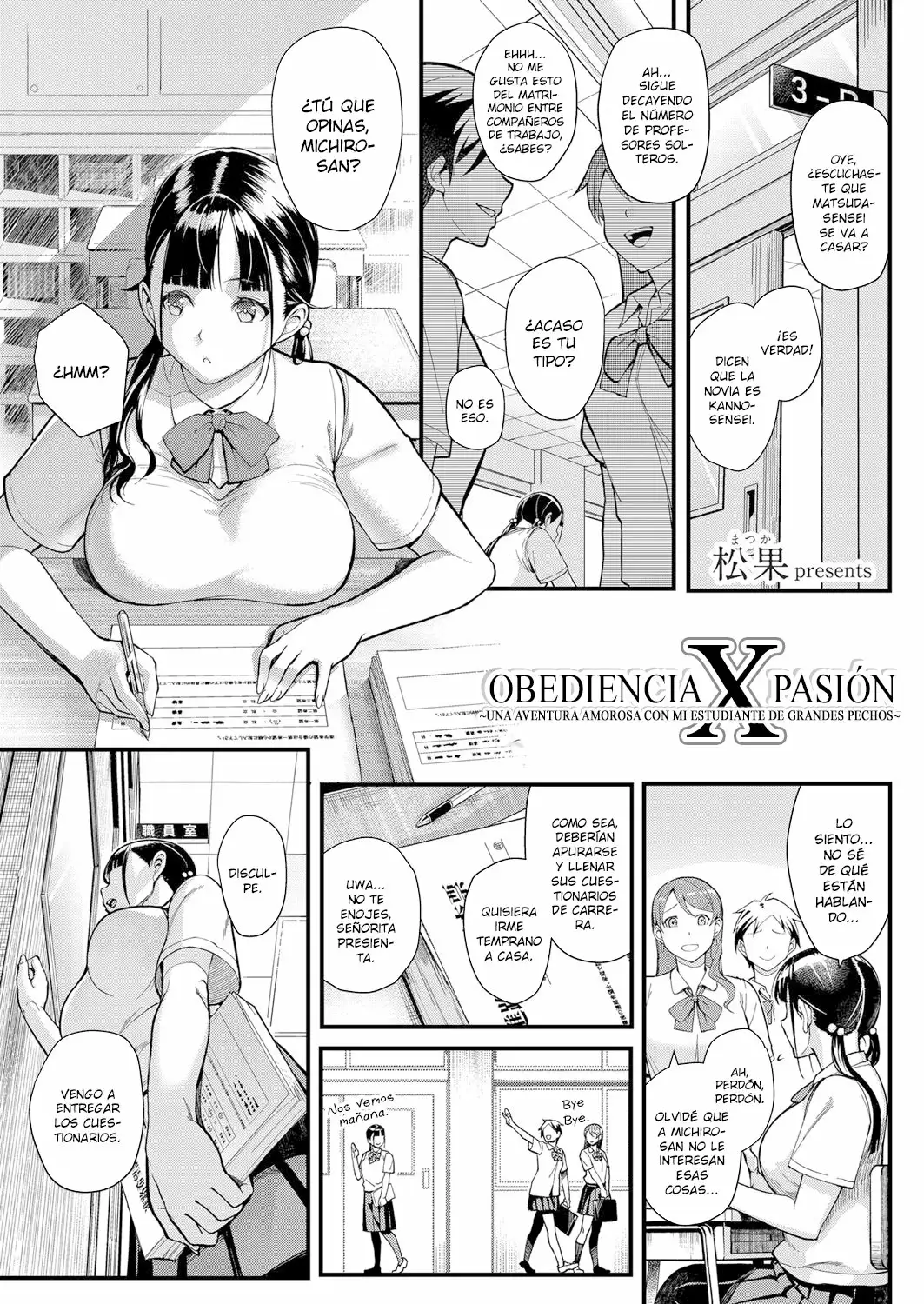 Obediencia X Pasión ~Una Aventura Amorosa con mi Estudiante de Grandes Pechos