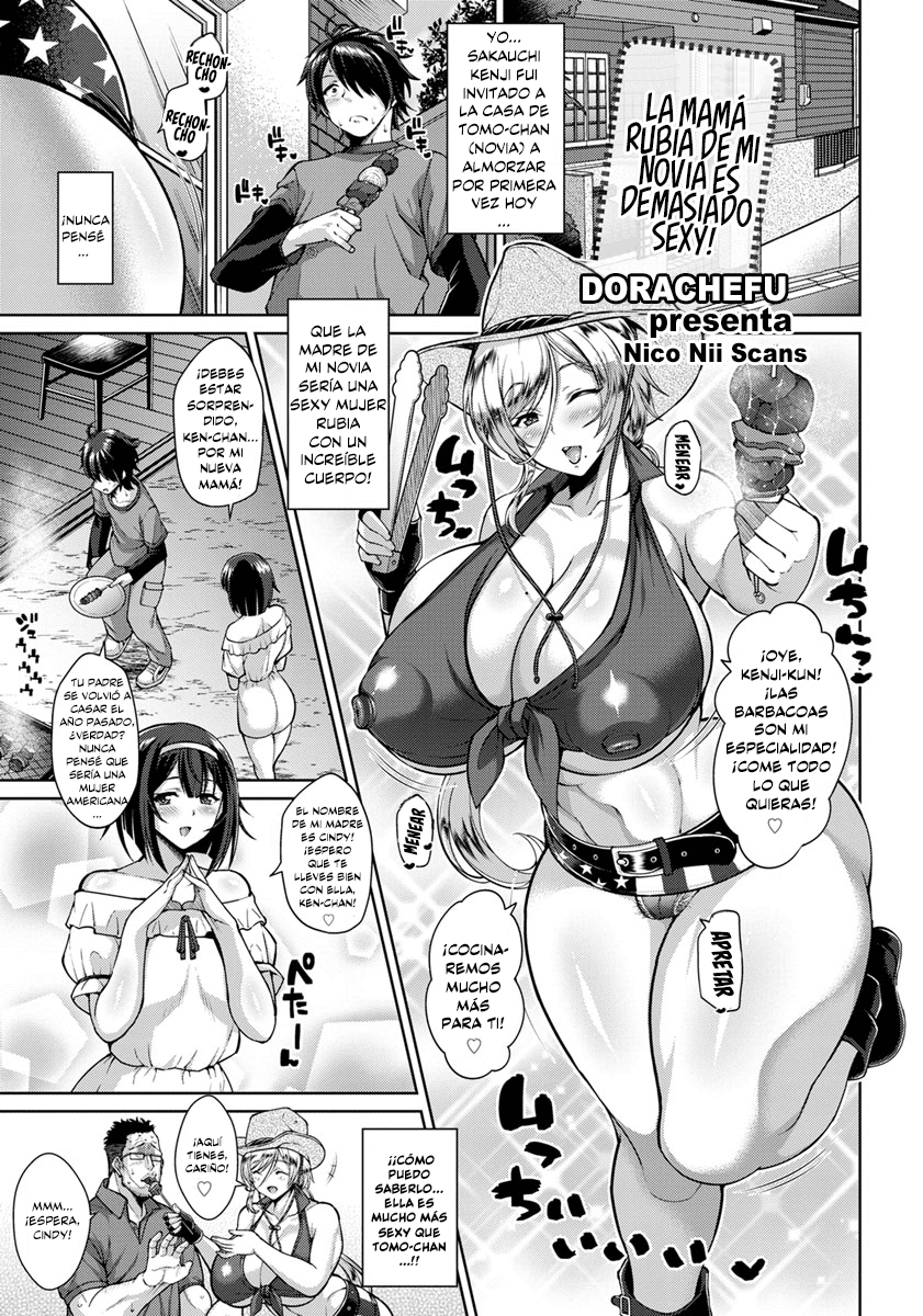 ¡La mamá rubia de mi novia es demasiado sexy!