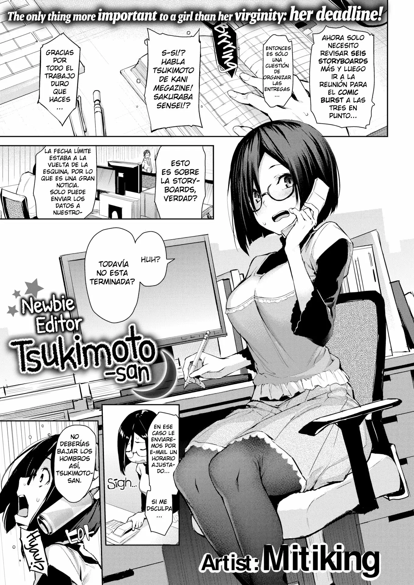 Newbie Editor Tsukimoto-san