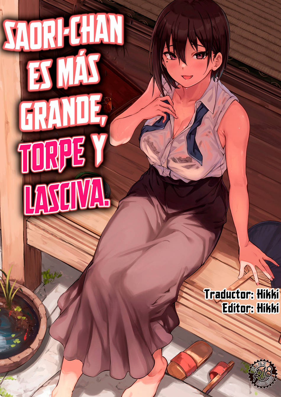 Saori-chan es más grande, torpe y lasciva