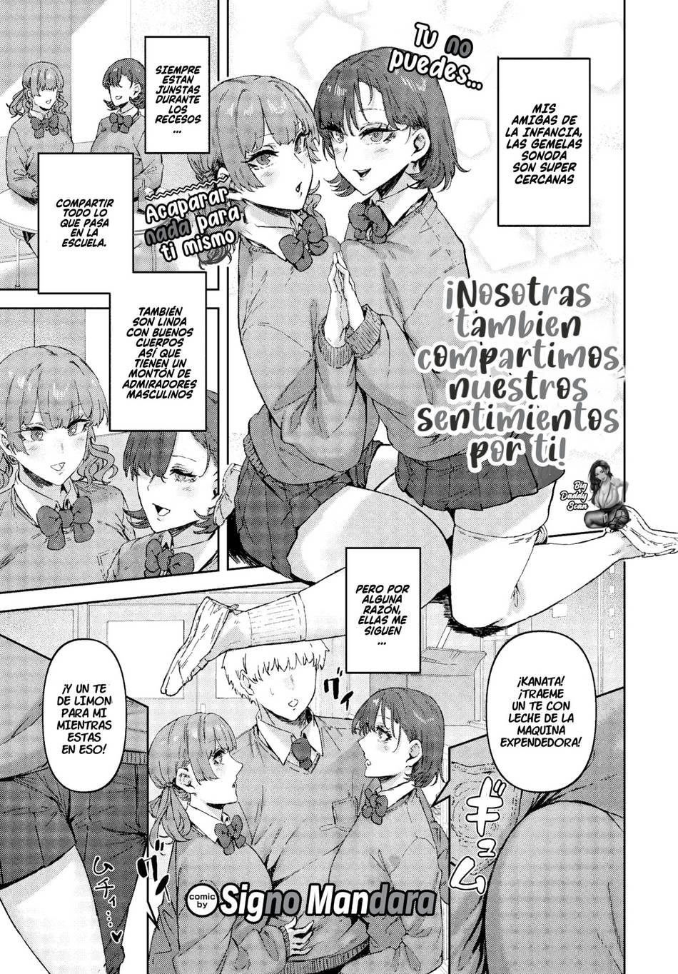 ¡Nosotras tambien compartimos nuestro sentimientos por ti!