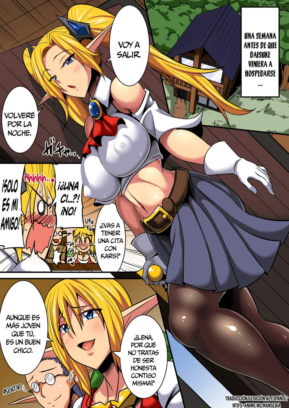 Elf Oyako to Pakopako Ibunka Kouryuu! ~Lena Hen~