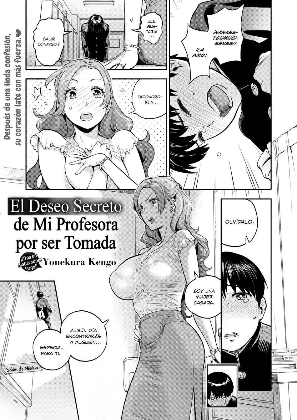 El deseo secreto de mi profesora por ser tomada