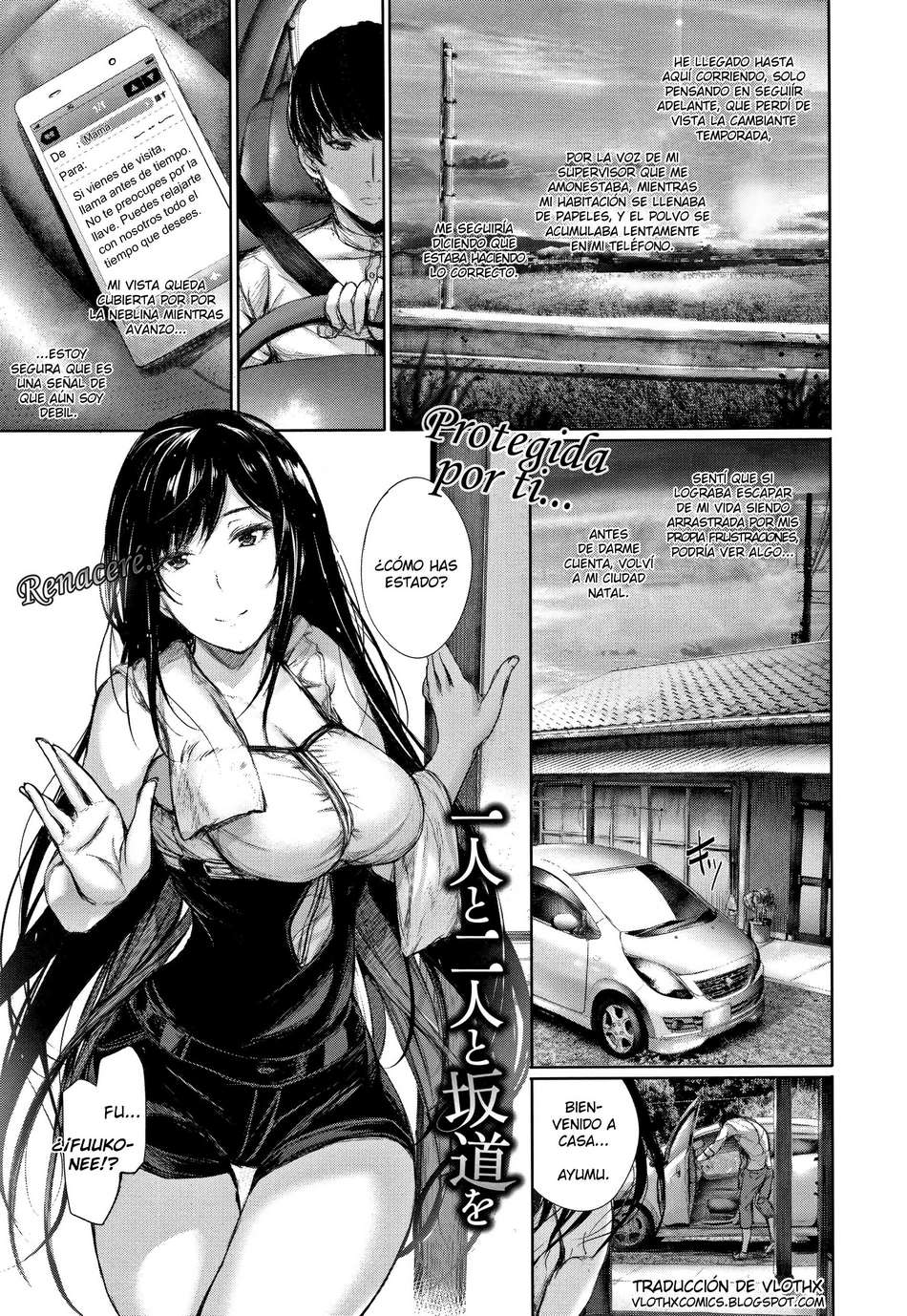Hitori to Futari to Sakamichi o
