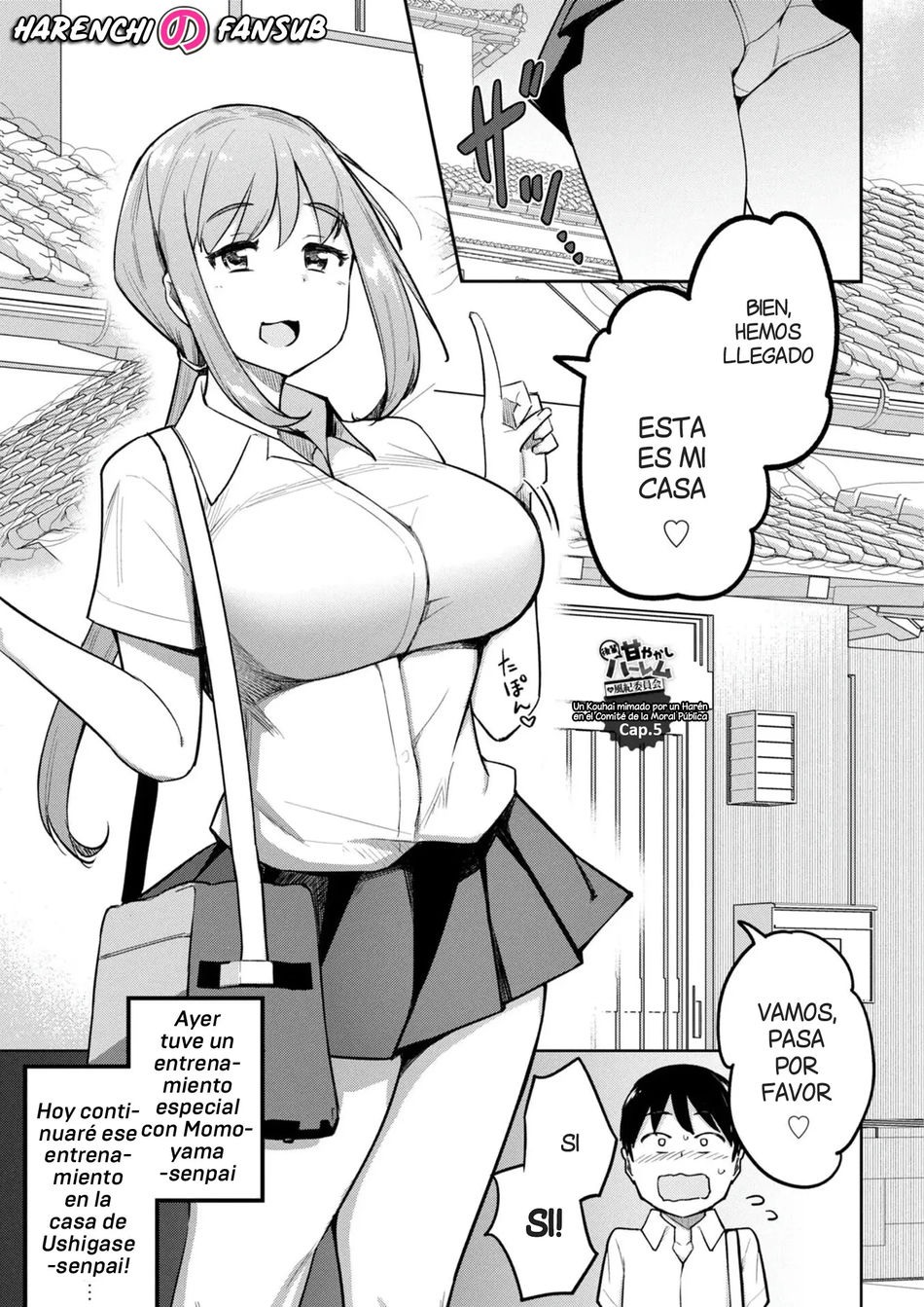 Un Kouhai mimado por un Haren en el Comite de la Moral Publica #5
