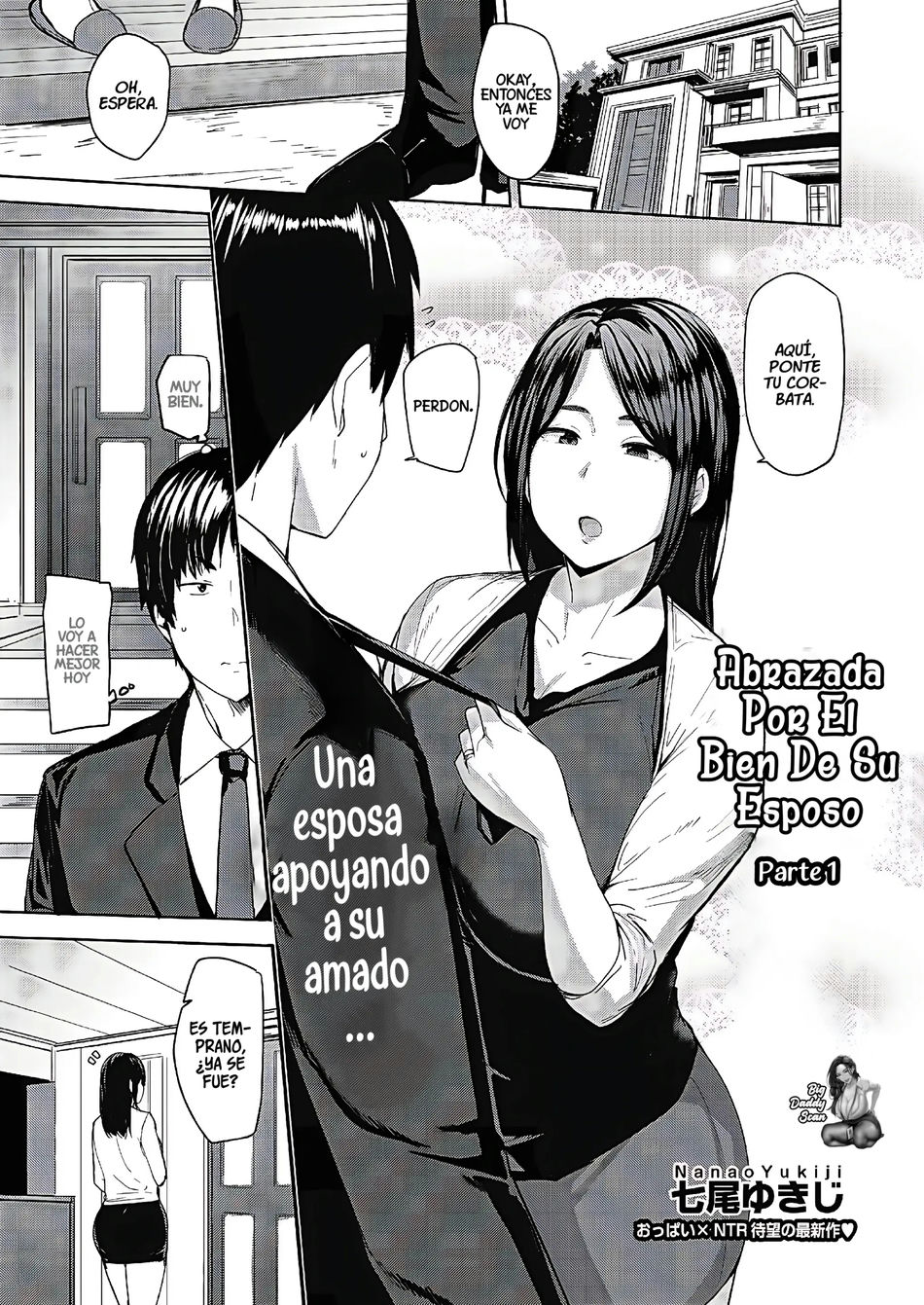 Abrazada Por El Bien De Su Esposo