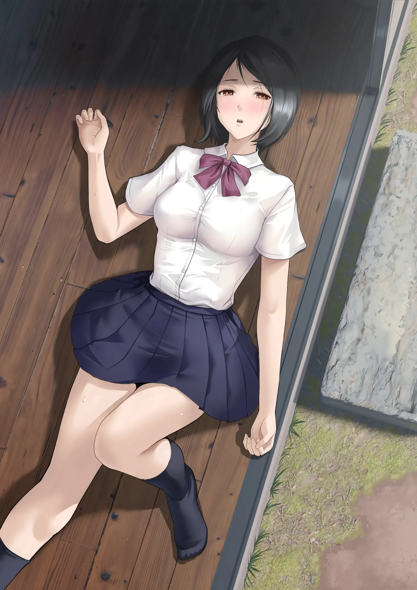 Tonari no Oji-san no Shisen ga Ki ni Natte...